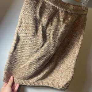 Club Monaco Beige Knit Pencil Skirt